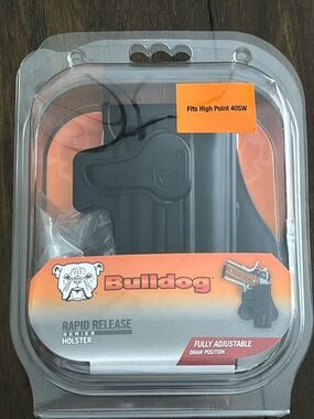 Bulldog Paddle Holster for HI-Point 40 RR-HP Right Hand Rapid Release NEW!